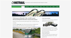 Desktop Screenshot of metrail.com